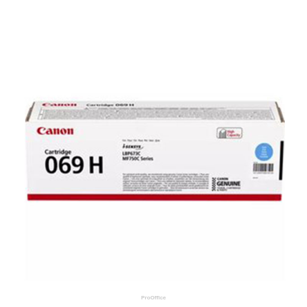 Toner Canon CRG069HC,  CRG-069HC do i-SENSYS  MF752/754Cdw | 5 500 str. | cyan