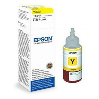 Butelka z tuszem Epson T6644 do L-100/200/210/300/355/550  | 70ml | yellow