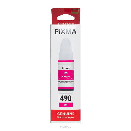 Tusz Canon GI-490  do Canon PIXMA G1400/G2400/G3400 | 70ml | magenta