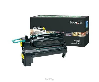 Toner Optra C792 żółty 20k C792X1YG | 734646194754