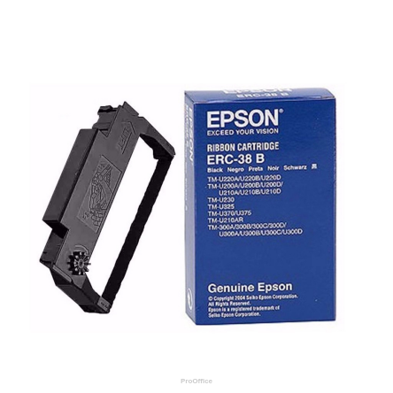 Taśma Epson  ERC-38  do drukarek z  serii TM/TMU 3xx |   black