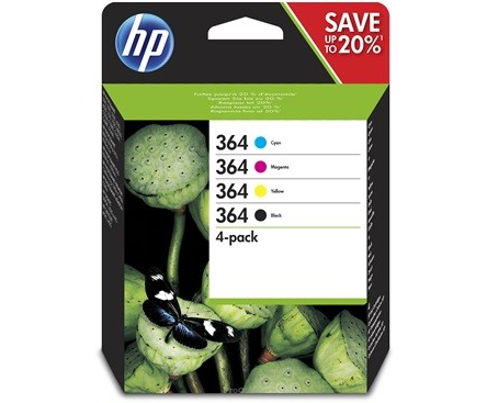 Tusz nr 364 CMYK 4-pack N9J73AE | 889894508904