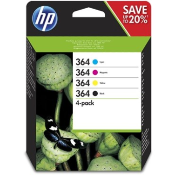 Tusz nr 364 CMYK 4-pack N9J73AE | 889894508904