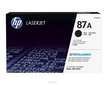 Toner 87A Black 9K CF287A | 889296182894