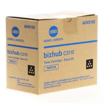 Toner Konica  Minolta TNP-51K do Bizhub  C3110 | 5000 str. | black I