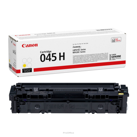 Toner Canon 045HY do LBP-611/613, MF-631/633/635 | 2 200 str. | yellow