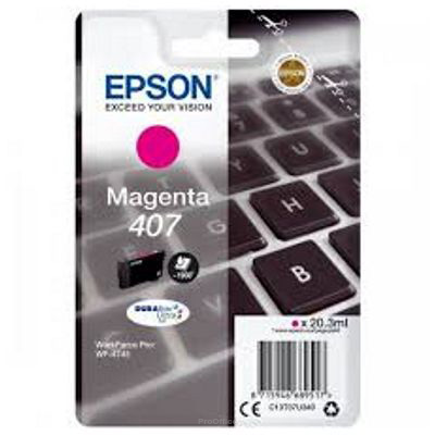 Tusz  Epson 407 do WF-4745DTWF | 20,3 ml | Magenta