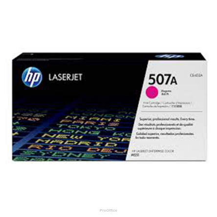 Toner HP 507A do LaserJet M551/570/575 | 6 000 str. | magenta