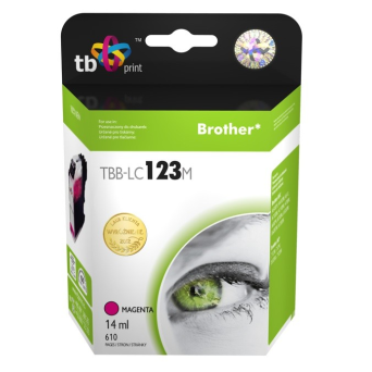 Tusz do Brother LC123 TBB-LC123M MA | 5901500502801