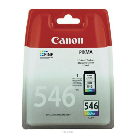 Tusz  Canon  CL546  do Pixma MG-2450/2550 | 180 str.|  CMY