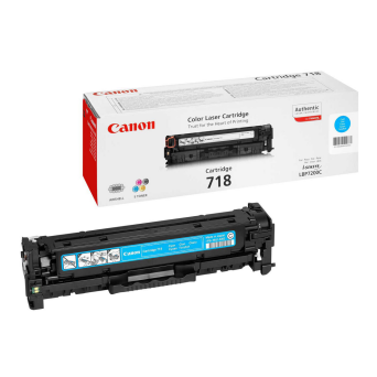Toner Canon  CRG718C do  LBP-7200/7210/7660/7680 | 2 900 str. | cyan