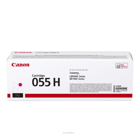 Toner Canon CRG055HM  do i-SENSYS MF742Cdw/MF744Cdw | 5900 str. | Magenta