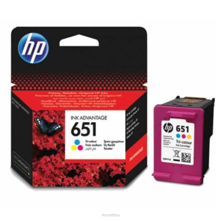 Tusz nr 651 Tri-colour C2P11AE | 889296160854