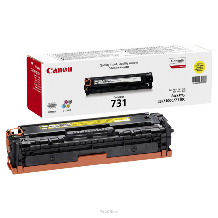 Toner Canon  CRG731Y do  LBP-7100/7110 |1 500 str. |   yellow