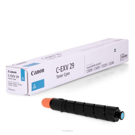 Toner Canon CEXV29C  do  R C-5030/5035/5235   |27 000 str. | cyan