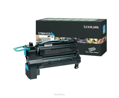 Toner Optra C792 błękitny 20k C792X1CG | 734646194518