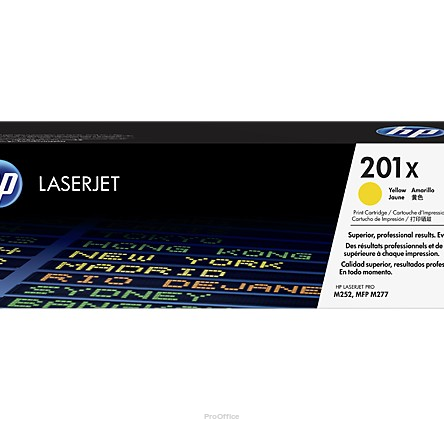 Toner  201X Yellow 2.3K CF402X | 888793238004