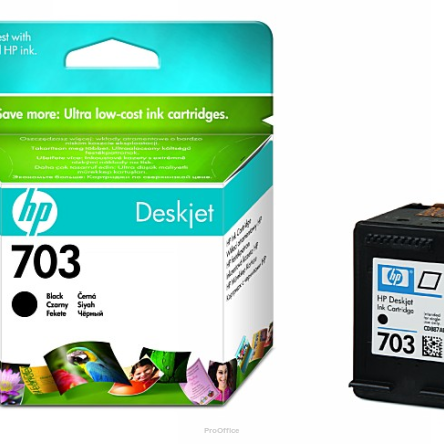 Tusz nr 703 Czarny CD887AE | 884420054917