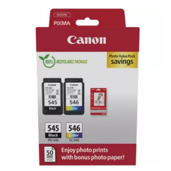 Tusz Canon PG-545/CL-546 +  papier fotograficzny