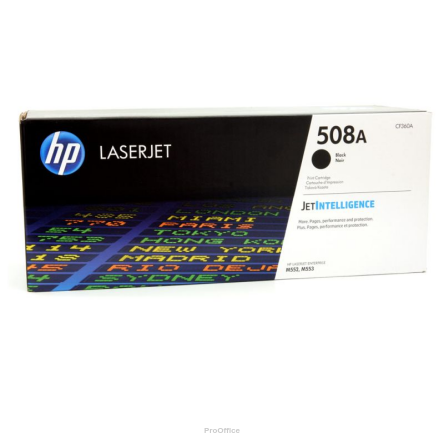 Toner HP 508A do Color LaserJet  M552/553 | 6 000 str. | black