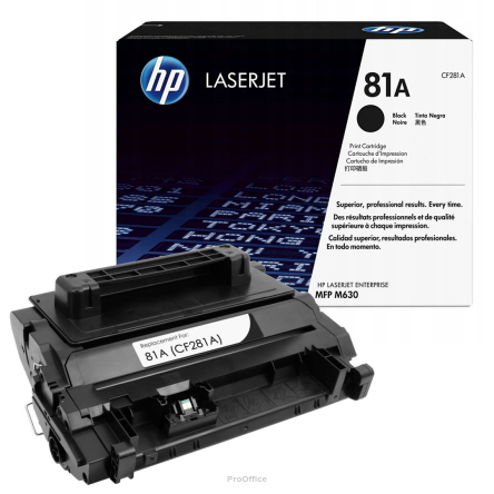Toner HP 81A do LJ ENTERPRISE M604/605/606/630 | 10 500 str. | black