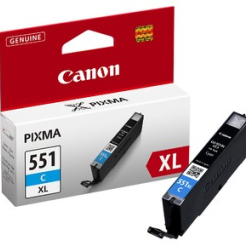 Tusz CLI-551XL BŁĘKITNY 6444B001 | 4960999904931