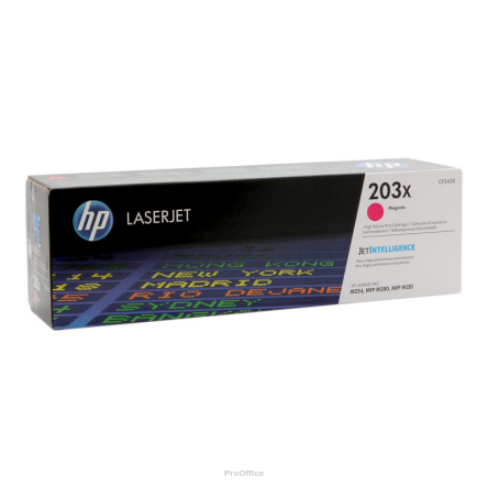 Toner HP 203X HY do Color LaserJet Pro M254dn/M280nw | 2 500 str | magenta