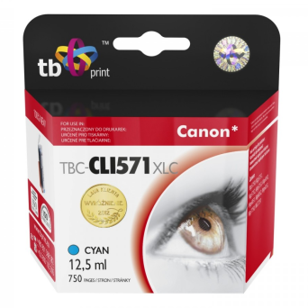 Tusz do Canon CLI-571XL TBC-CLI571XLC CY 100% nowy | 5901500505772