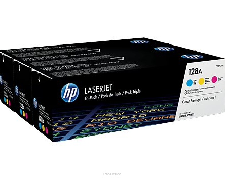 Toner CP1525/CM1415 CMY 3-Pack CF371AM | 887111403018