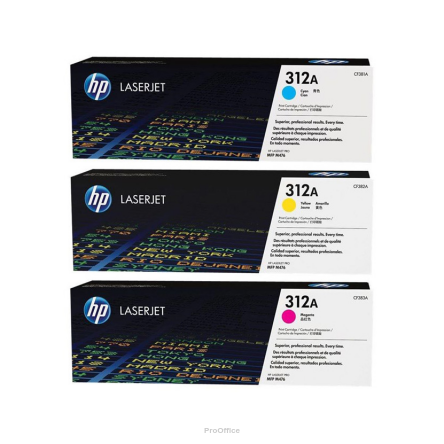 Toner HP 312A do Color Laser Pro M476 3pack | 3 x 2 700 str. | CMY