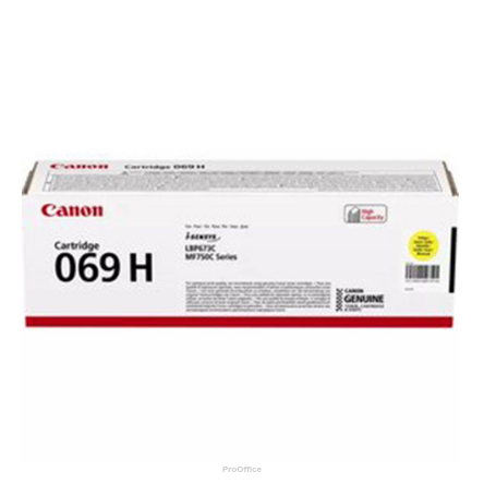 Toner Canon CRG069HY,  CRG-069HY do i-SENSYS MF752/754Cdw | 5 500 str. | yellow